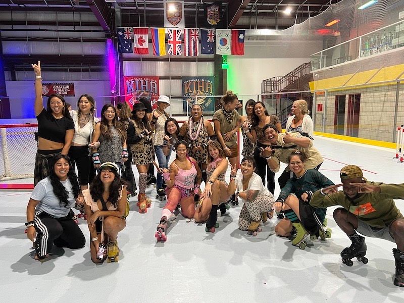 Group of skaters