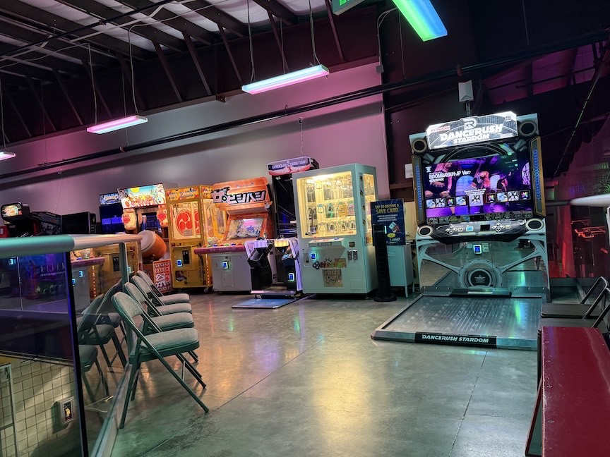 Arcademy arcade games on the 2nd floor at KIHA in Kapolei, Oahu